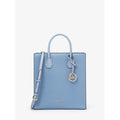 Borsa a mano in pelle blu Michael Kors