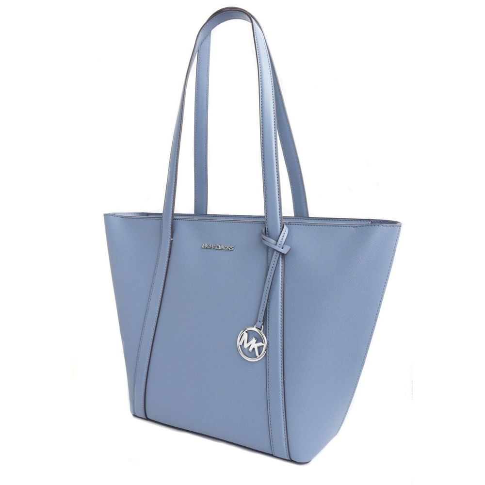 Borsa tote in tela blu Michael Kors
