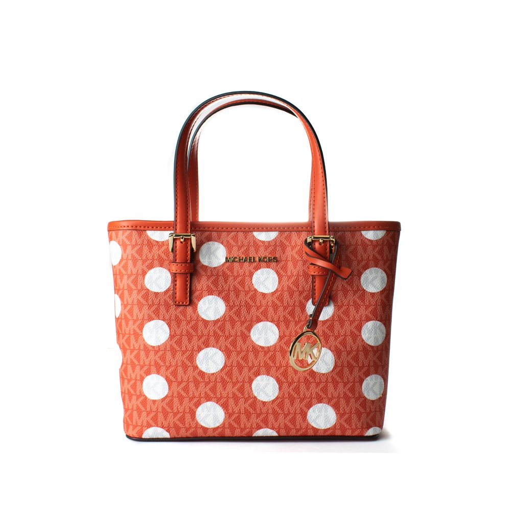 Borsa Tote Michael Kors in Tela Arancione