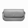 Borsa a tracolla Michael Kors in pelle grigia