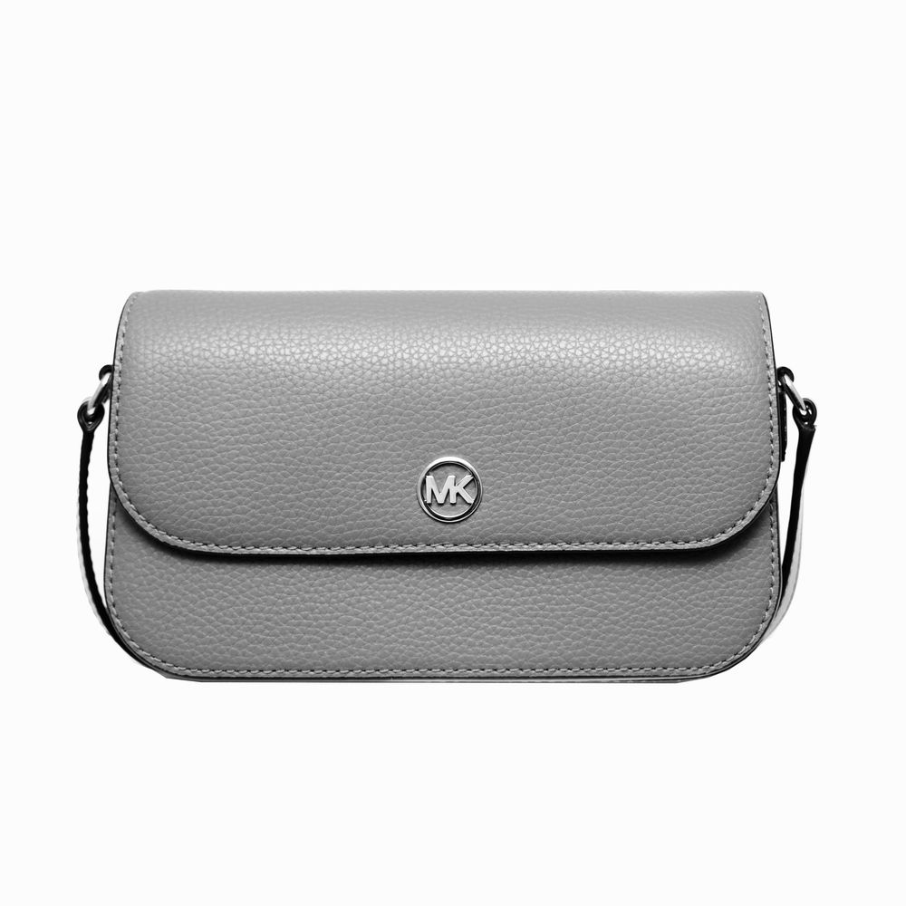 Borsa a tracolla Michael Kors in pelle grigia