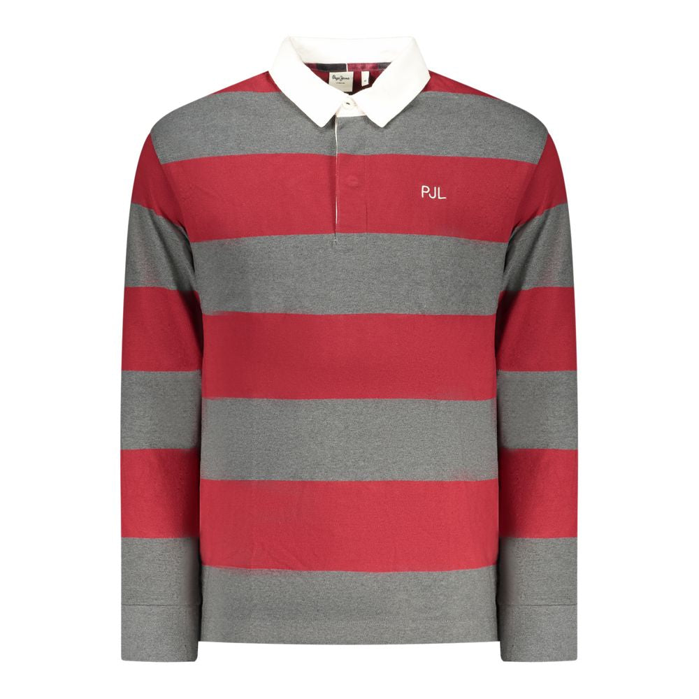 Polo da Uomo Pepe Jeans Rosso in Cotone