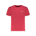 T-shirt da uomo in cotone Rosso Pepe Jeans
