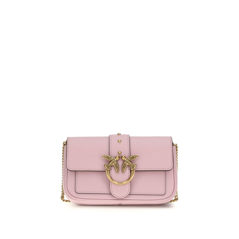 PINKO Multicolor Calf Leather Bos Taurus Shoulder Bag