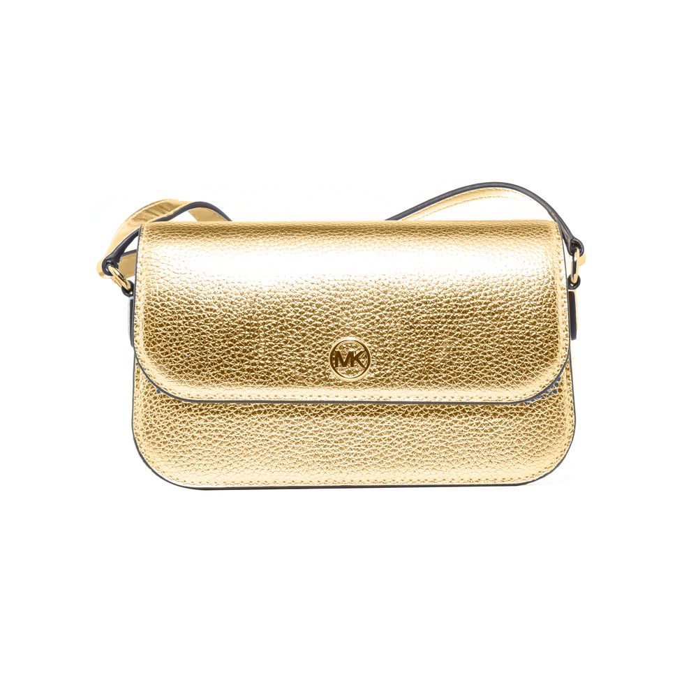 Borsa a tracolla Michael Kors in pelle dorata