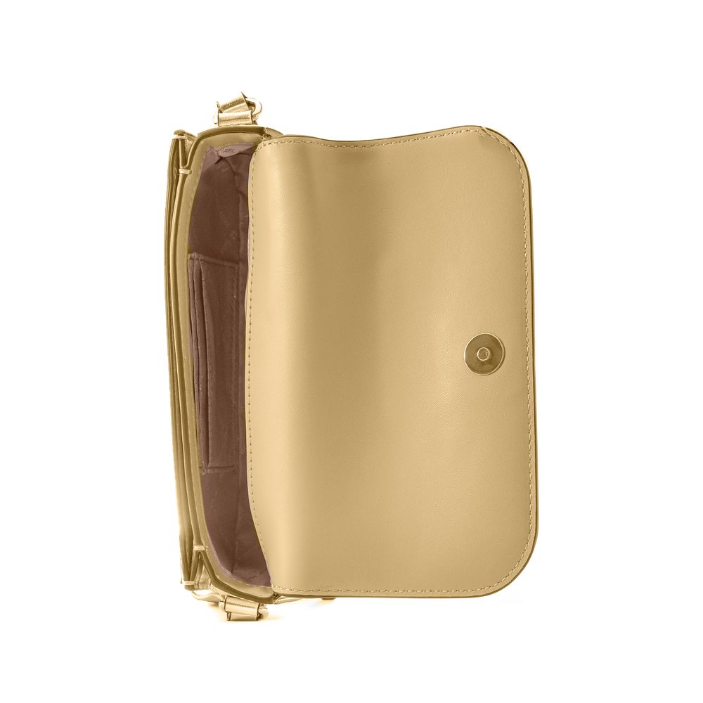 Borsa a tracolla Michael Kors in pelle dorata