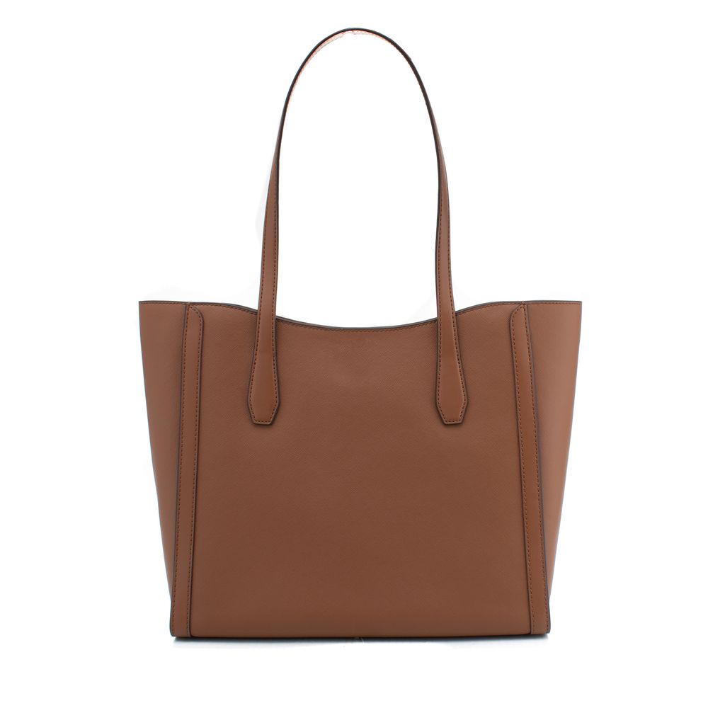Borsa tote Michael Kors in tela marrone