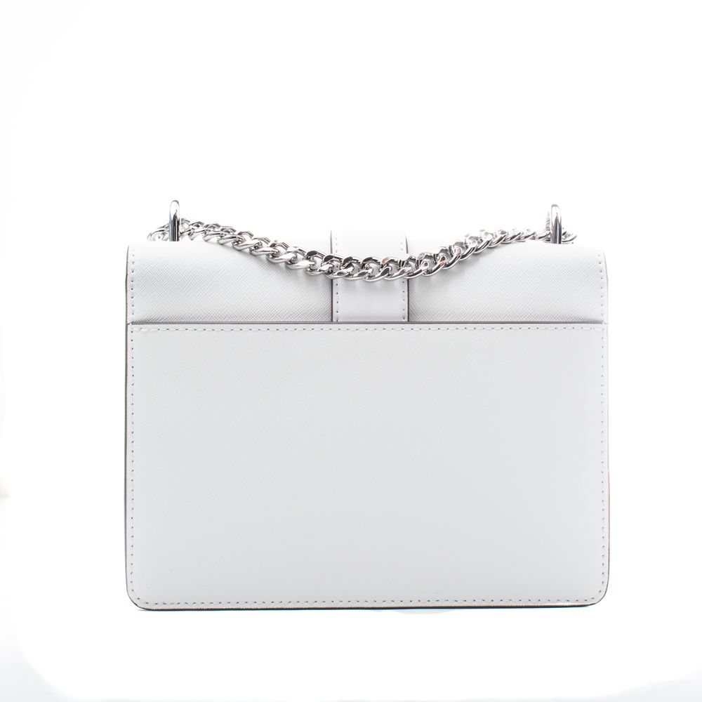 Borsa a tracolla Michael Kors in pelle bianca