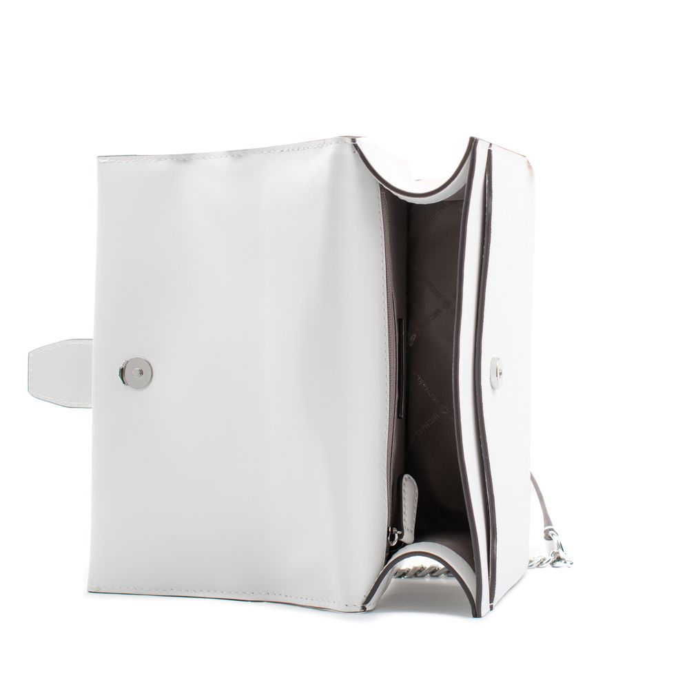 Borsa a tracolla Michael Kors in pelle bianca