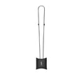 Porta Airpod Saint Laurent in pelle di vitello nera
