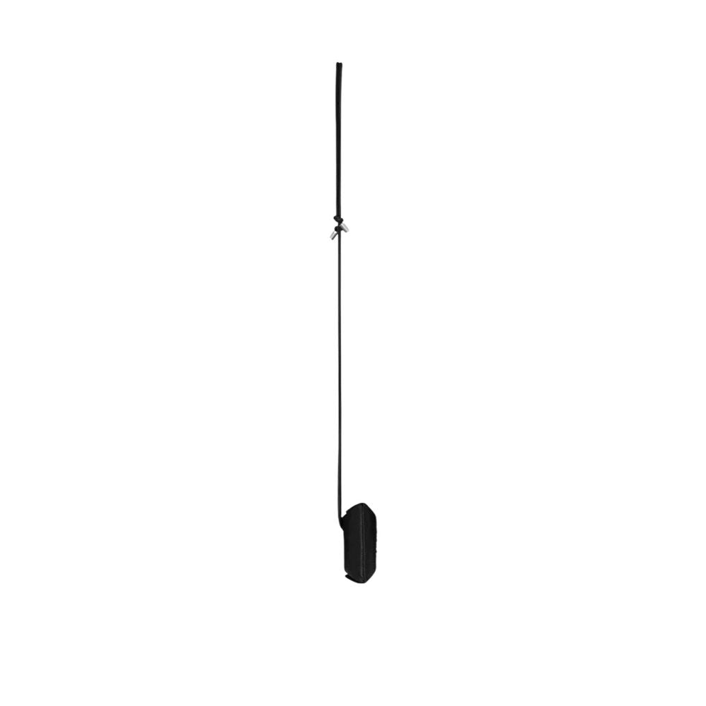 Porta Airpod Saint Laurent in pelle di vitello nera