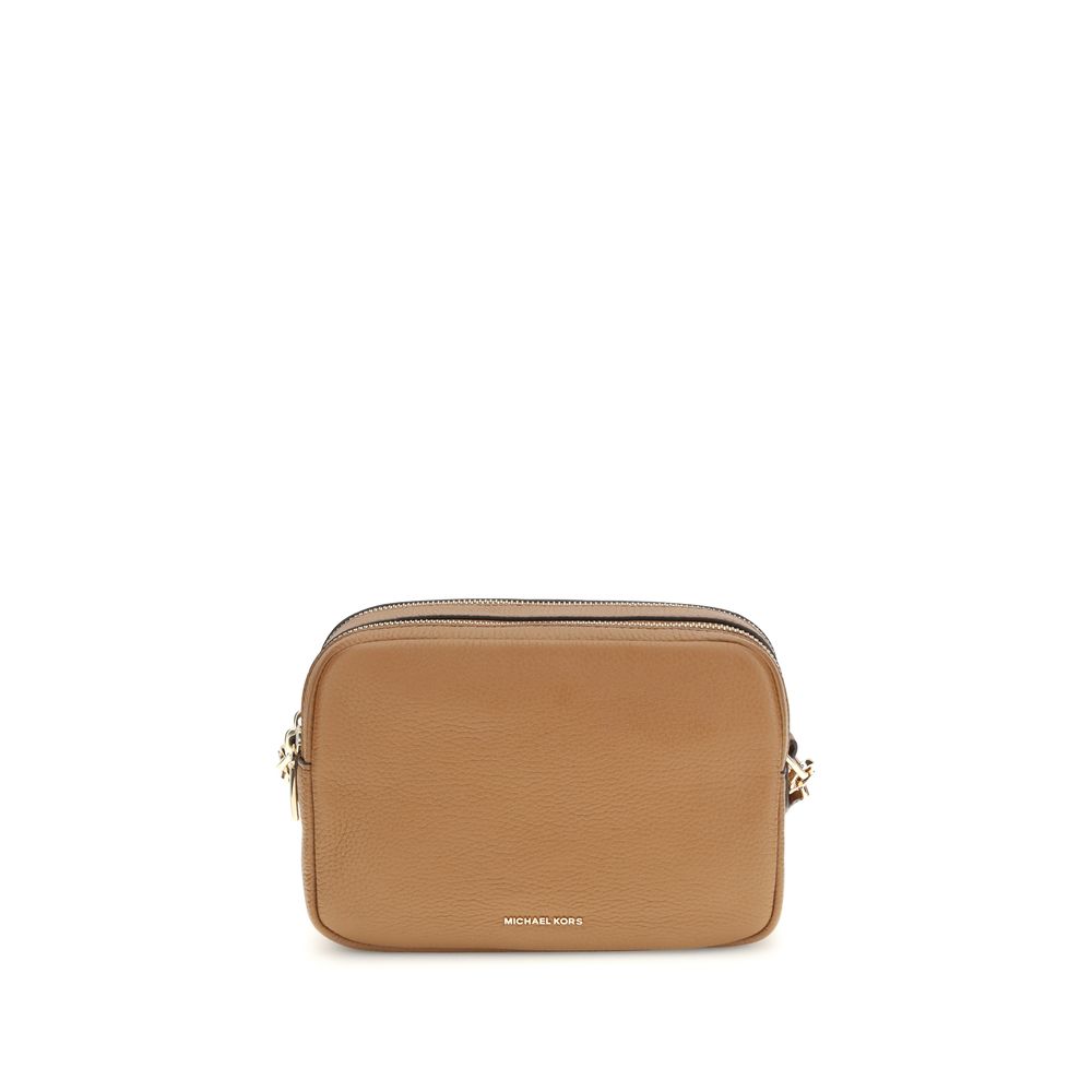 Borsa a spalla Michael Kors in pelle di vitello marrone Bos Taurus