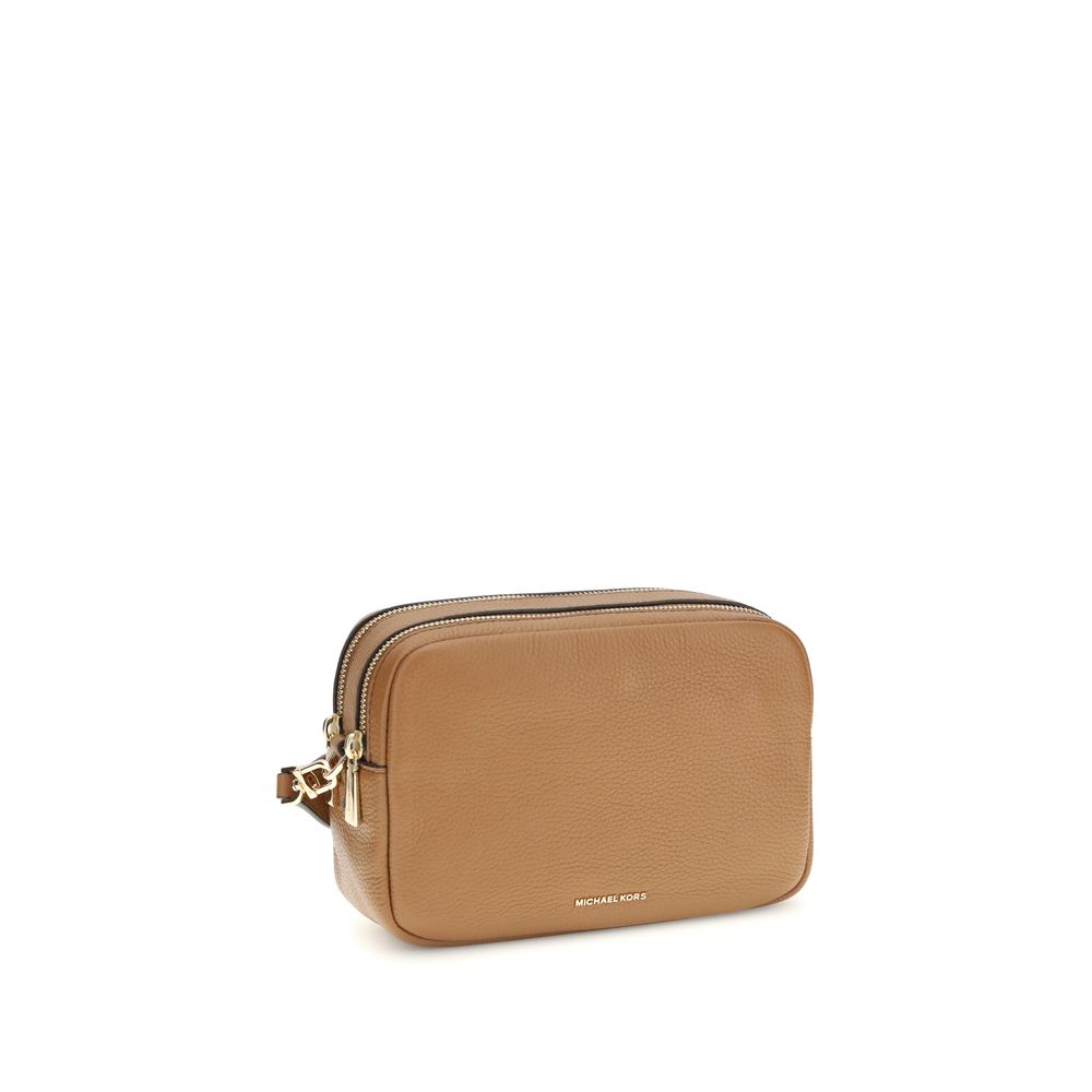 Borsa a spalla Michael Kors in pelle di vitello marrone Bos Taurus