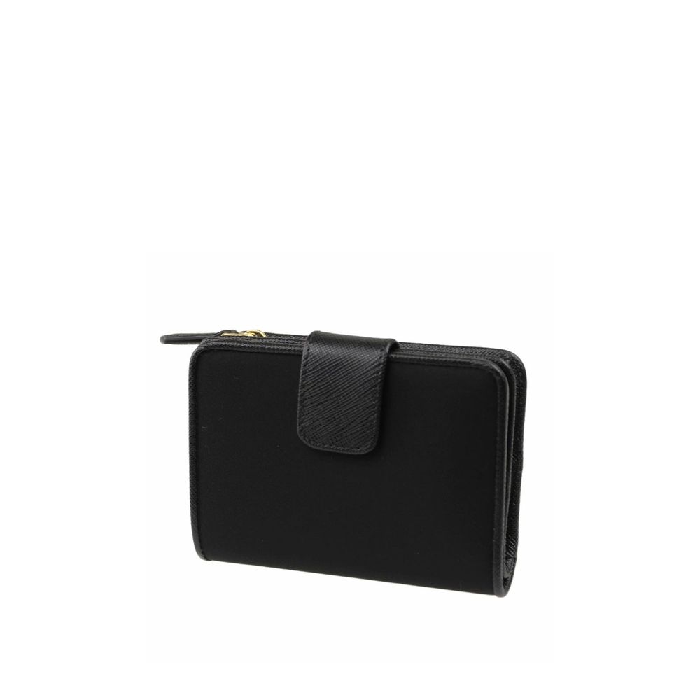 Portafoglio Prada in Nylon Nero