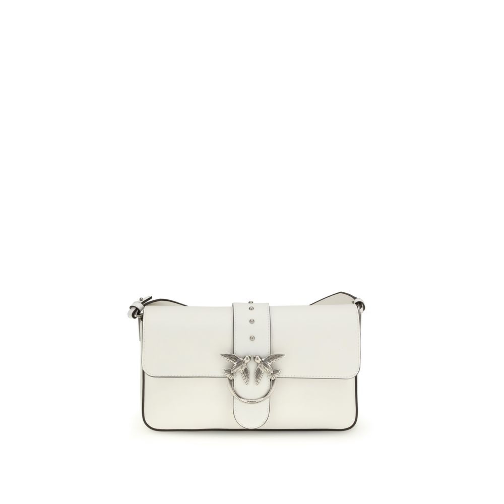 Borsa a tracolla PINKO in pelle bianca