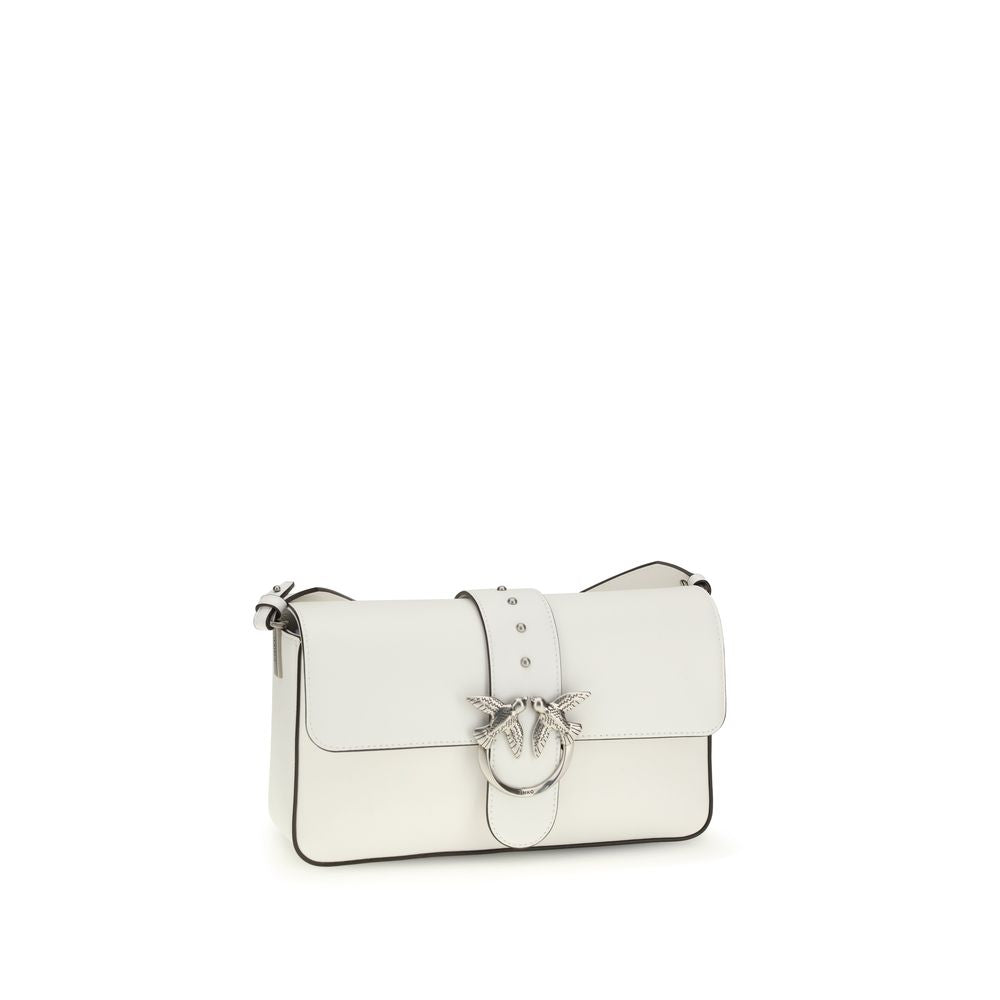 Borsa a tracolla PINKO in pelle bianca