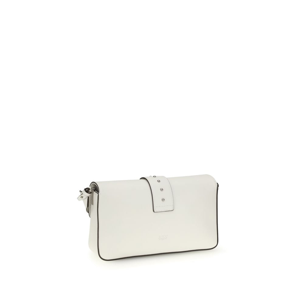 Borsa a tracolla PINKO in pelle bianca