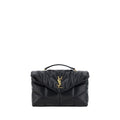 Borsa a Spalla Saint Laurent Nera in Pelle di Agnello Ovis Aries