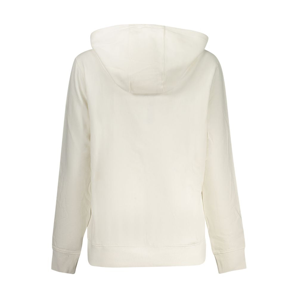 Tommy Hilfiger Felpa Bianca in Cotone da Donna