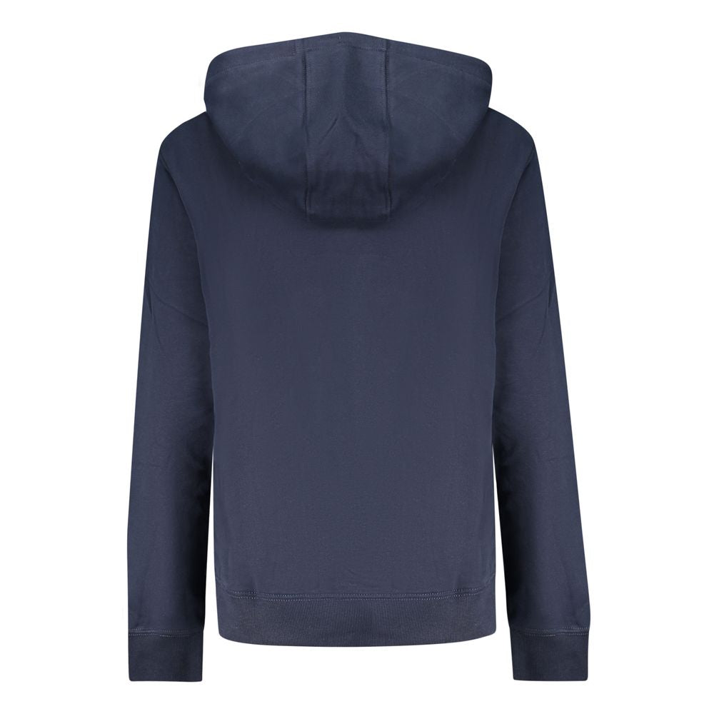 Felpa con Cappuccio da Donna Tommy Hilfiger in Cotone Blu