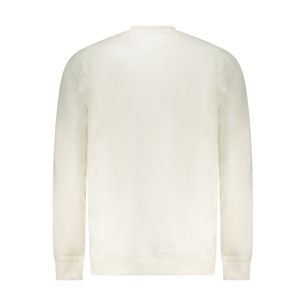Felpa da uomo Tommy Hilfiger in cotone bianco