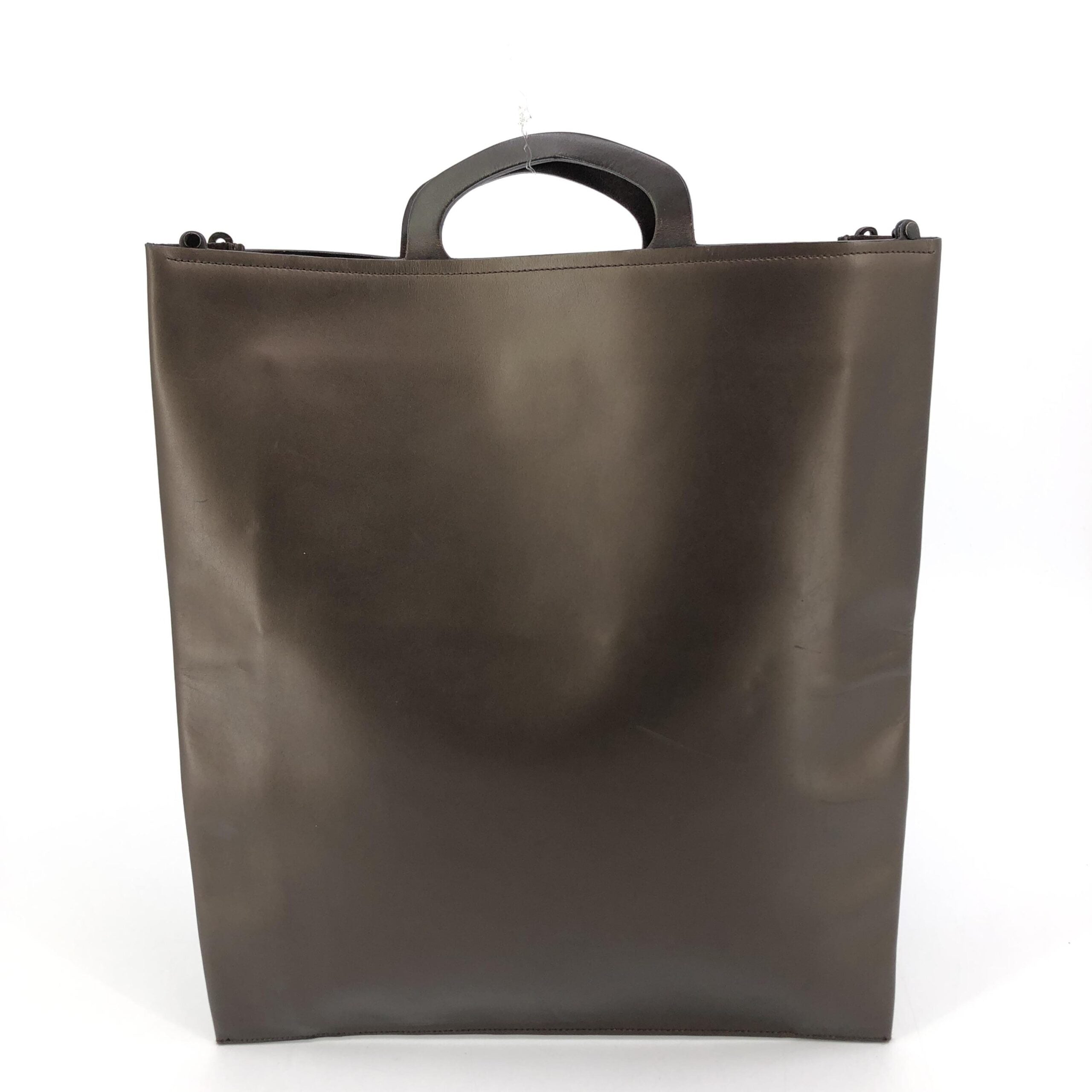 Borsa a mano Gucci in pelle marrone