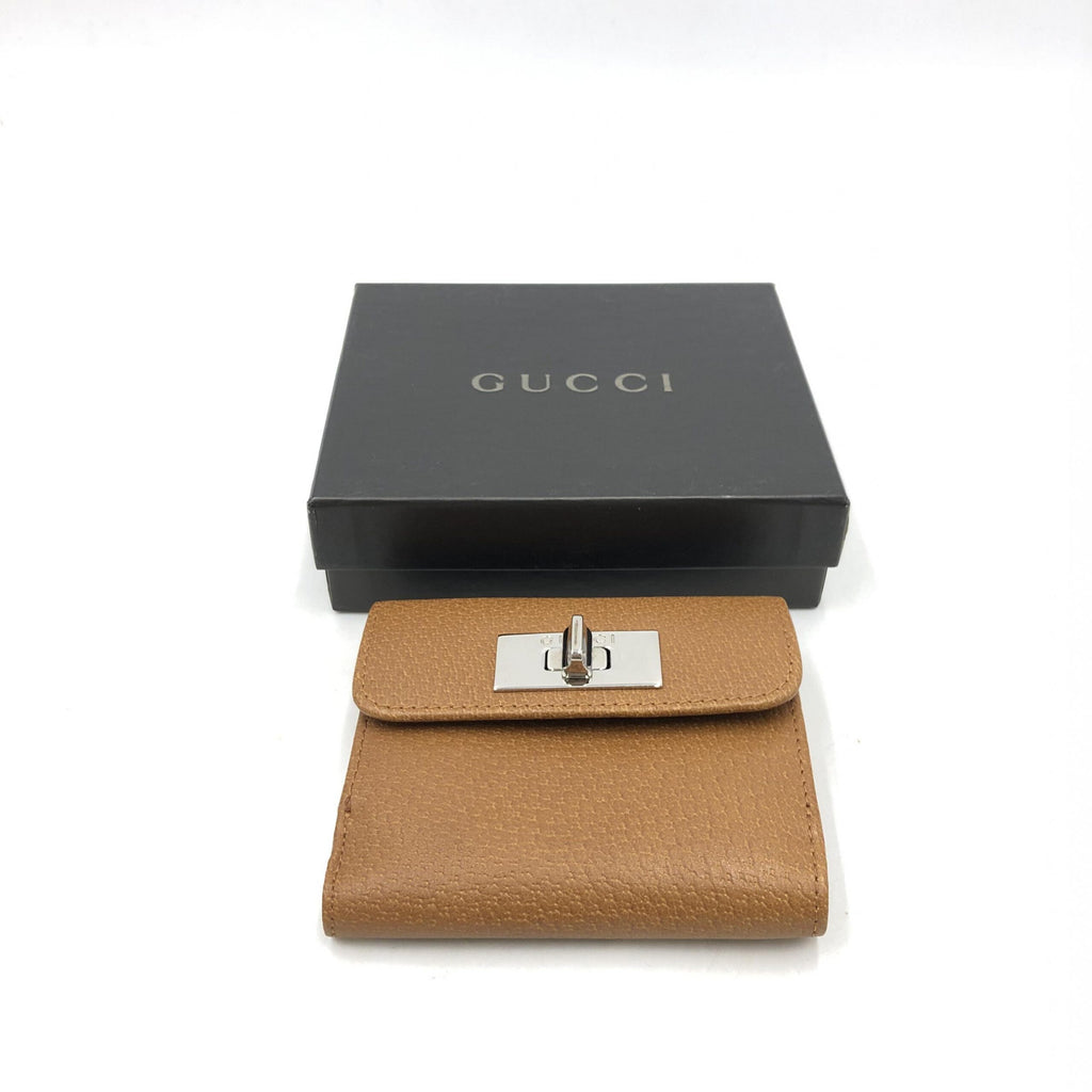 Portafoglio Gucci in pelle marrone