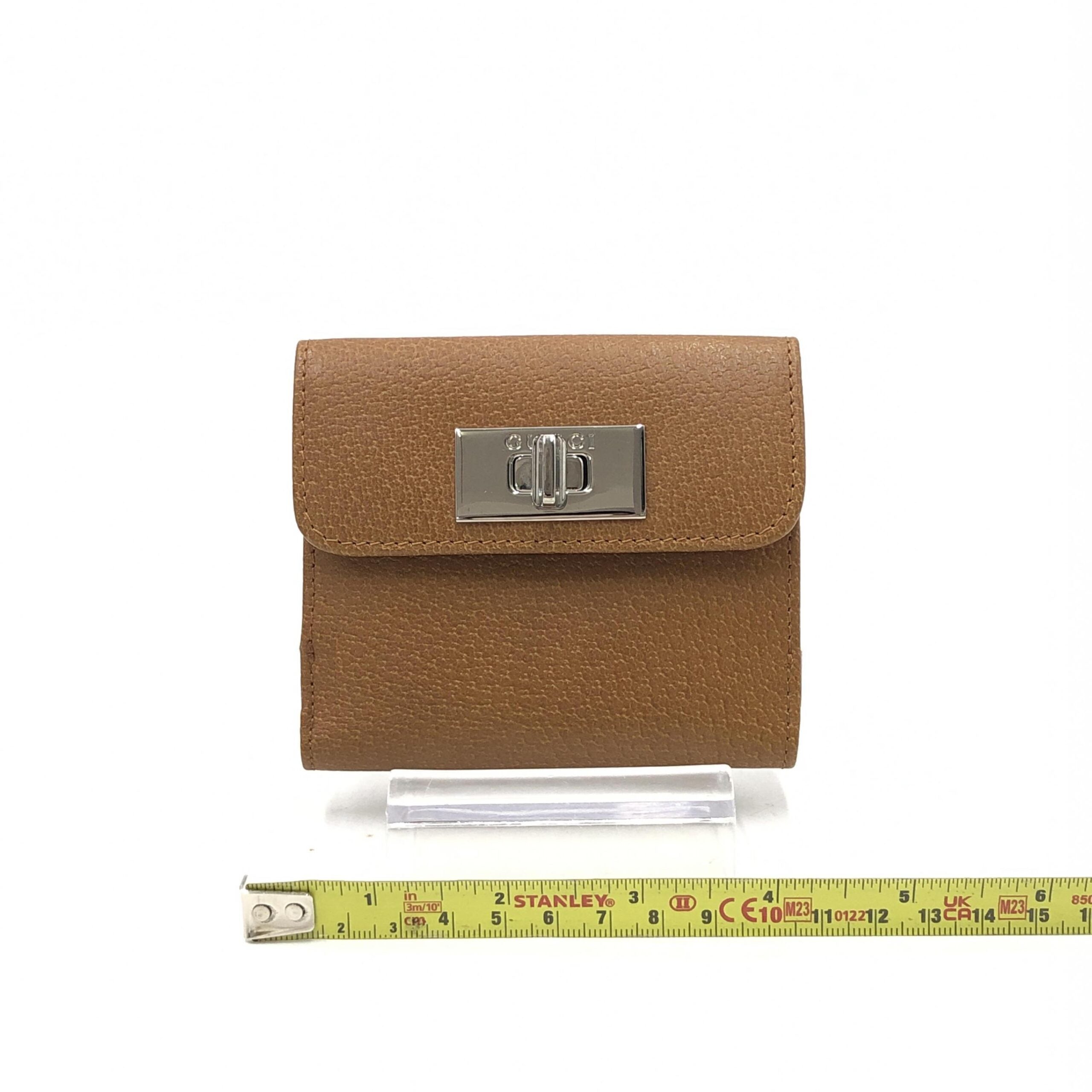 Portafoglio Gucci in pelle marrone