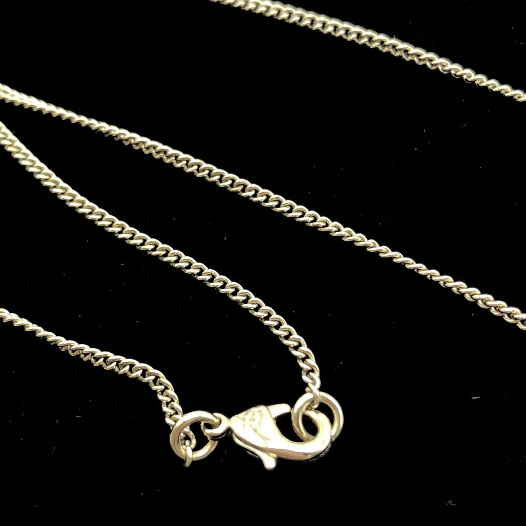 Collana con pendente tondo a doppia C color oro Chanel