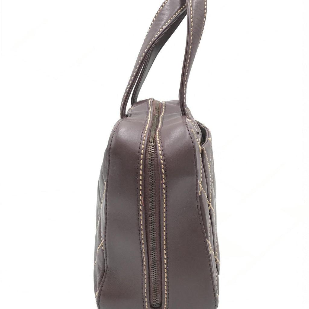 Borsa Chanel Wild Stitch Mini Boston rossa