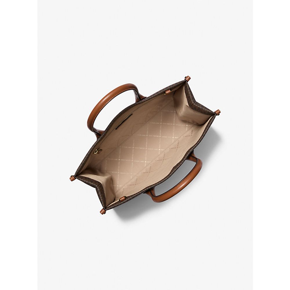 Borsa a tracolla Michael Kors in pelle marrone