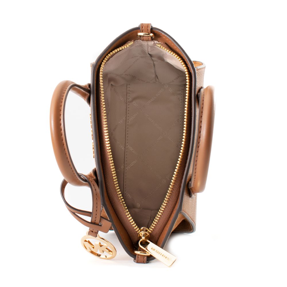 Borsa a mano Michael Kors in pelle marrone