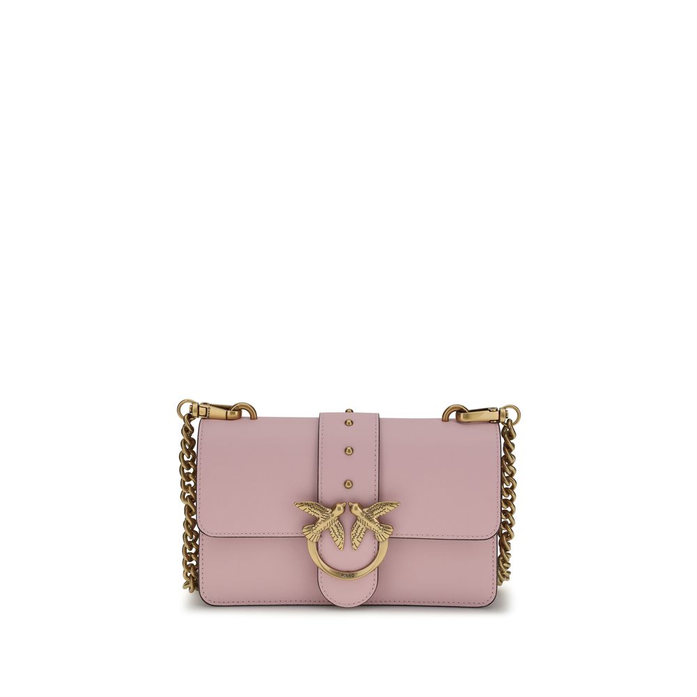 PINKO Borsa a Tracolla Multicolor in Pelle di Vitello Bos Taurus