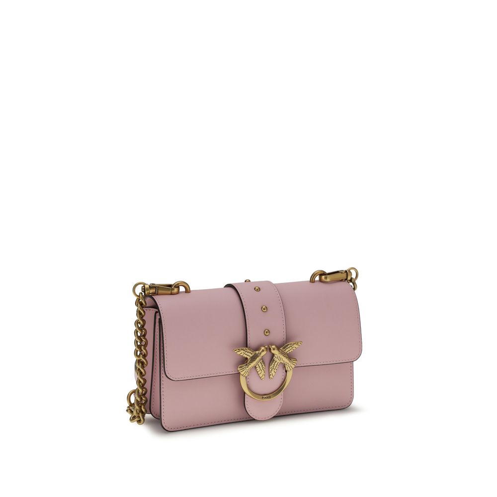 PINKO Borsa a Tracolla Multicolor in Pelle di Vitello Bos Taurus