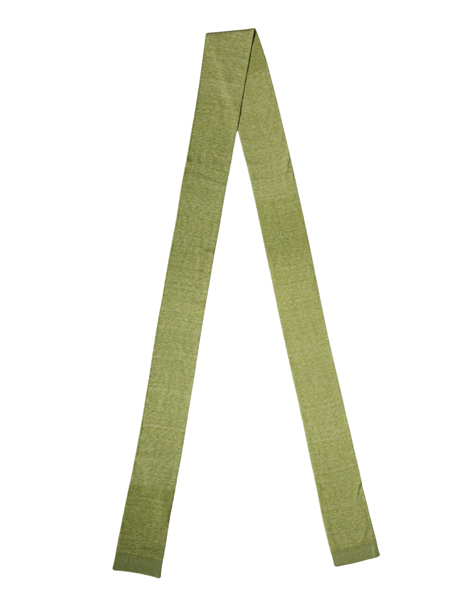 Dolce & Gabbana Foulard da collo in cashmere a maglia verde 280 cm x 11 cm Sciarpa da uomo