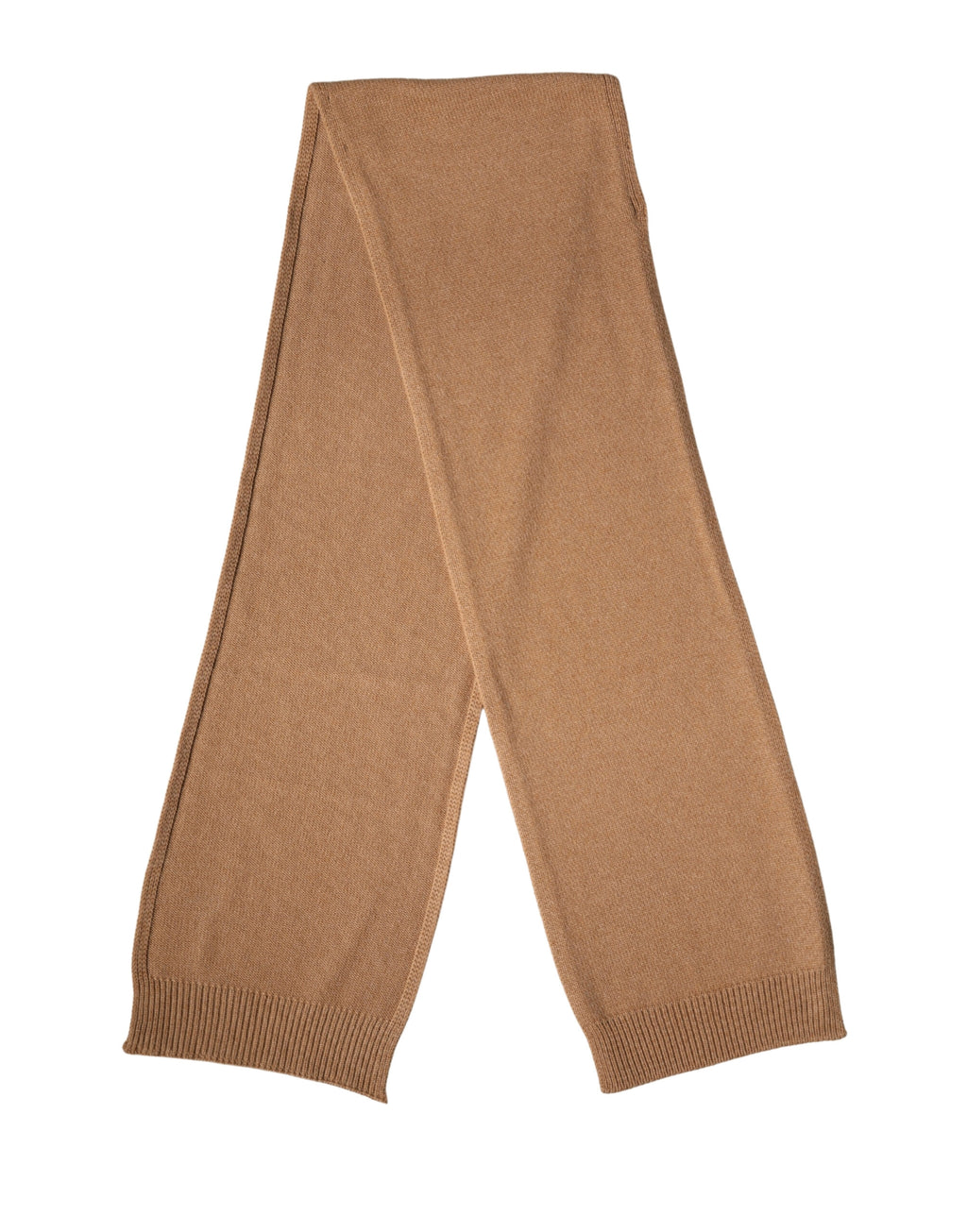 Sciarpa Foulard Uomo Dolce & Gabbana in Cashmere Marrone Lavorata a Maglia 207cm x 29cm