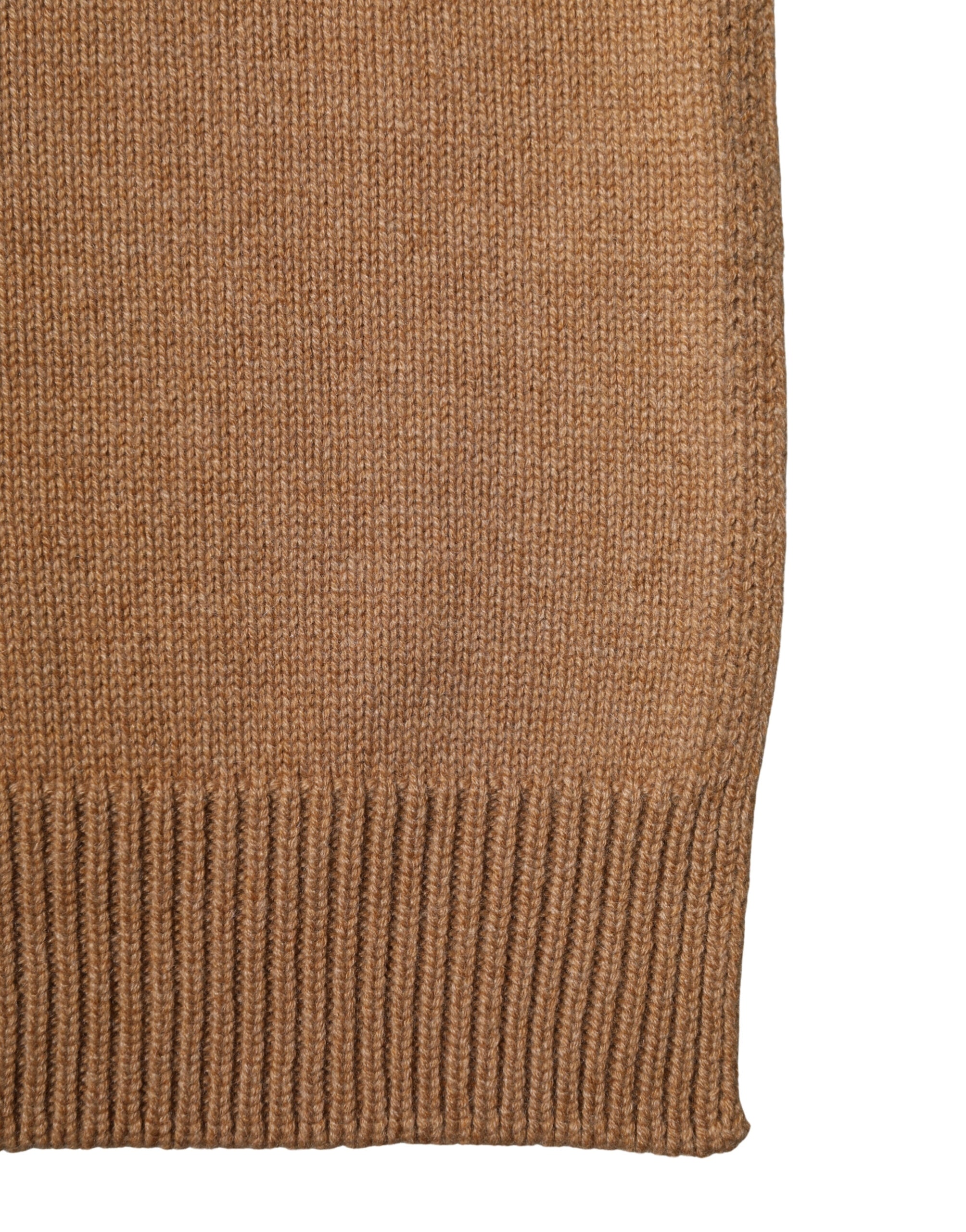 Sciarpa Foulard Uomo Dolce & Gabbana in Cashmere Marrone Lavorata a Maglia 207cm x 29cm