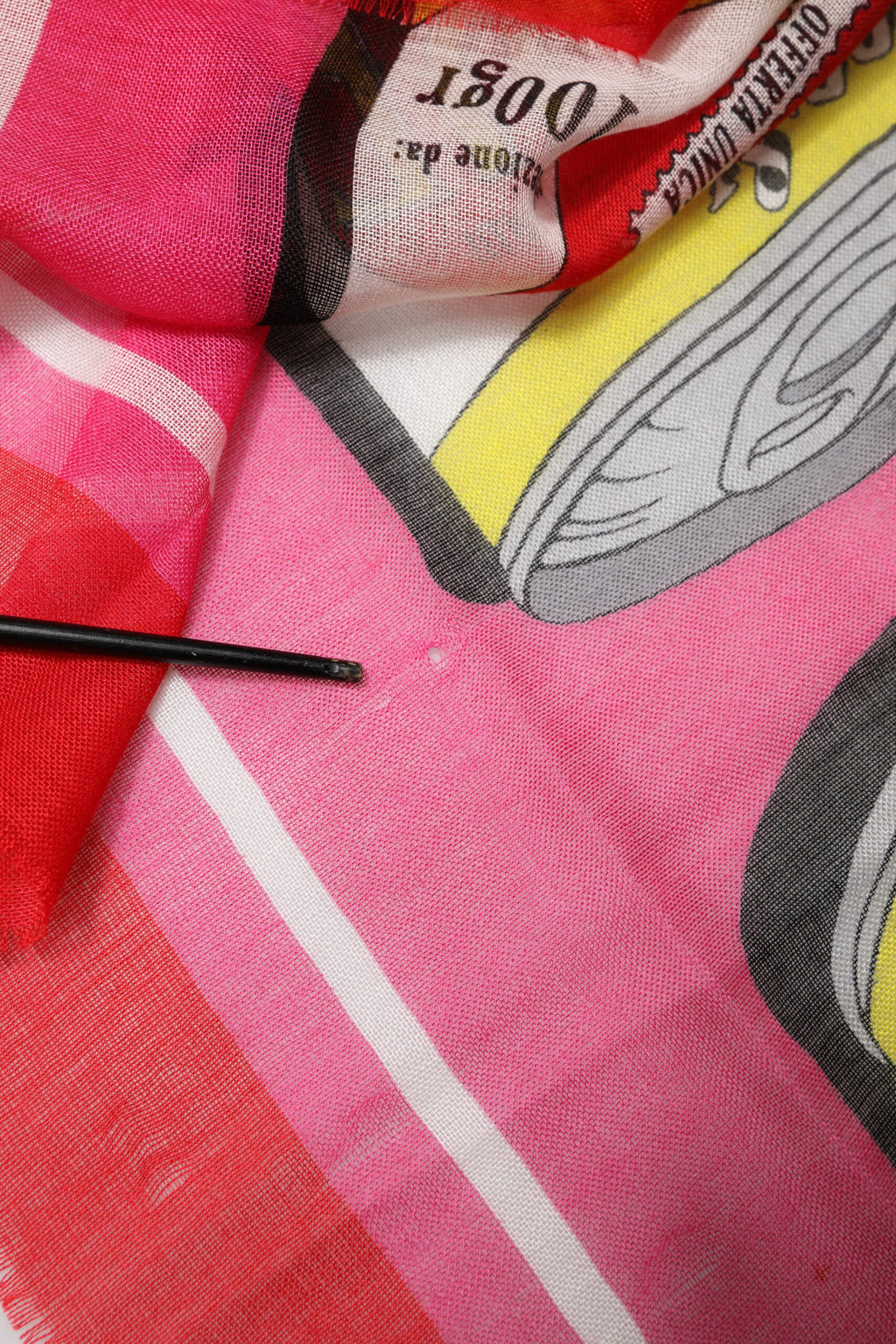 Dolce & Gabbana Pink DG Amore Print Neck Square Shawl 140cm x 135cm  Scarf