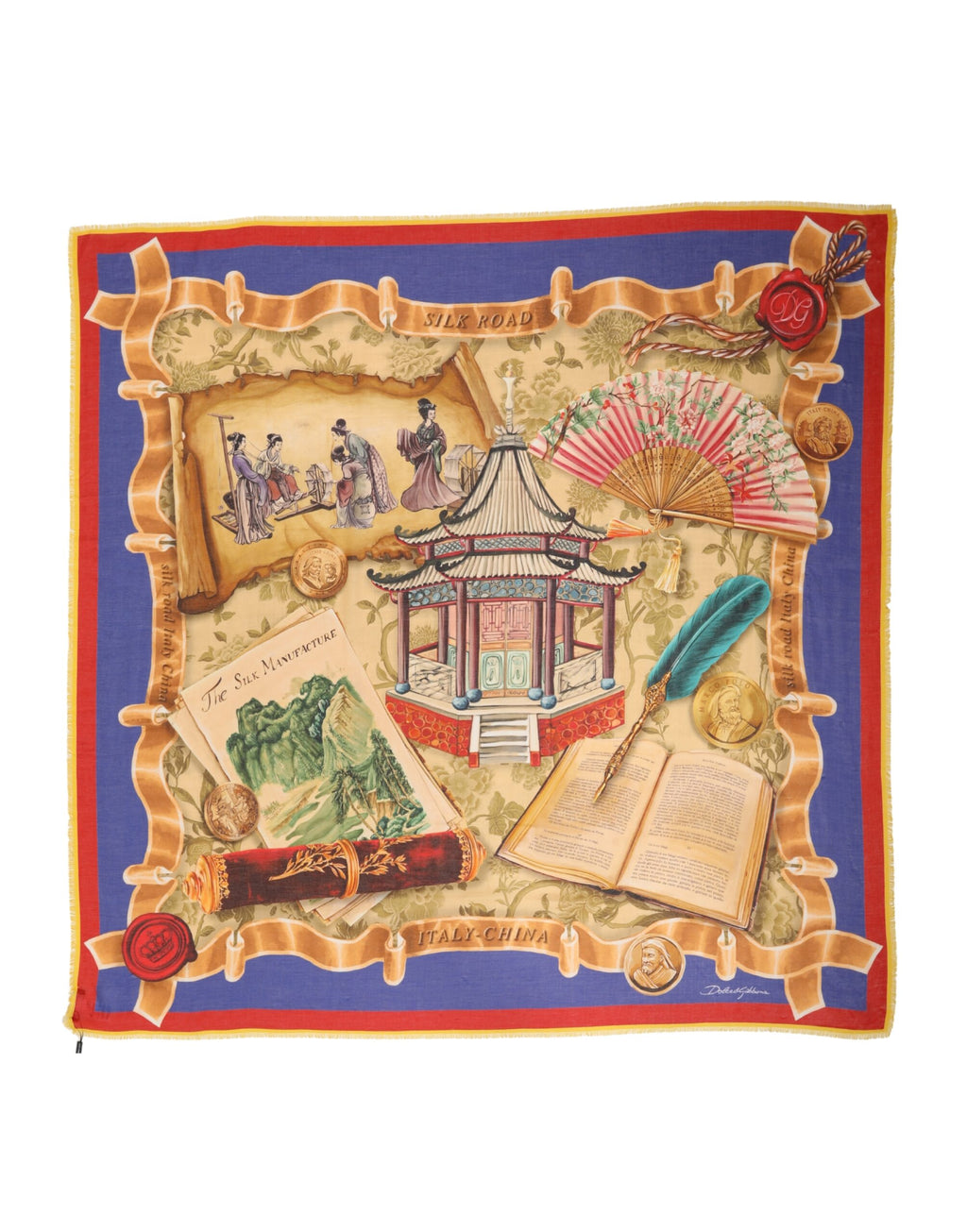 Sciarpa/Stola Dolce & Gabbana Multicolor Italy China 140cm x 130cm