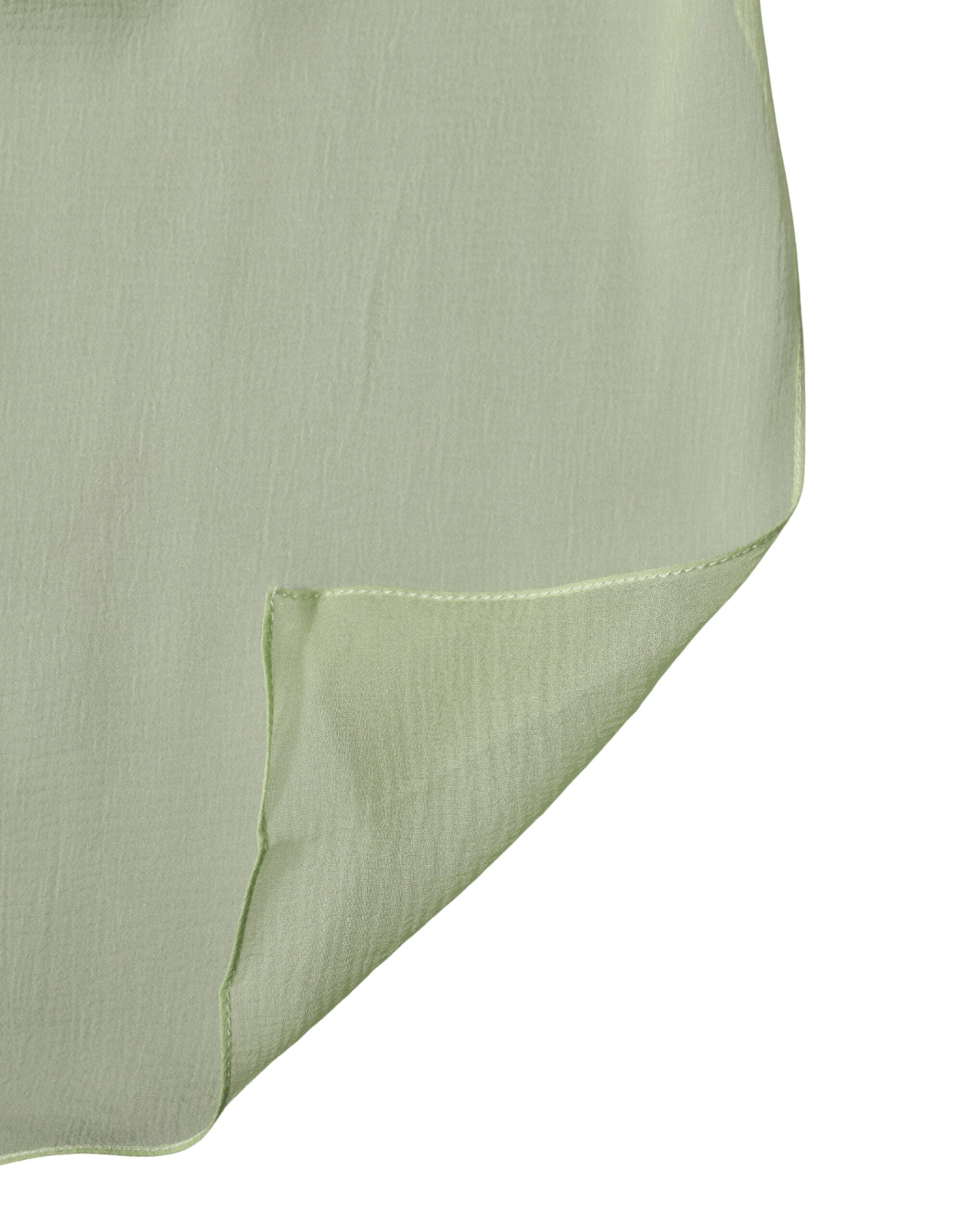 Sciarpa/stola copricollo in seta verde chiaro Dolce & Gabbana 200cm x 134cm