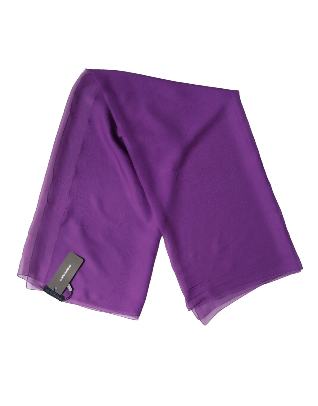 Sciarpa Foulard Dolce & Gabbana in Seta Viola 134 cm x 131 cm