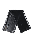 Dolce & Gabbana Black Silk Lurex Foulard Wrap Shawl 119cm x 117.5cm  Scarf