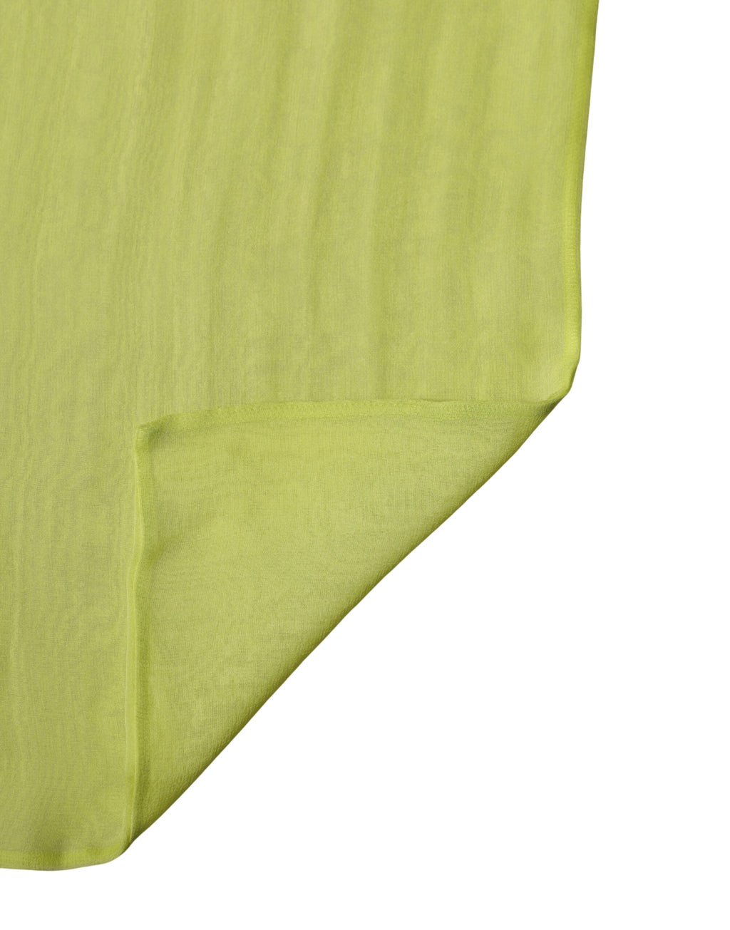 Foulard Stola Sciarpa in Seta Giallo-Verde Dolce & Gabbana 292cm x 19cm