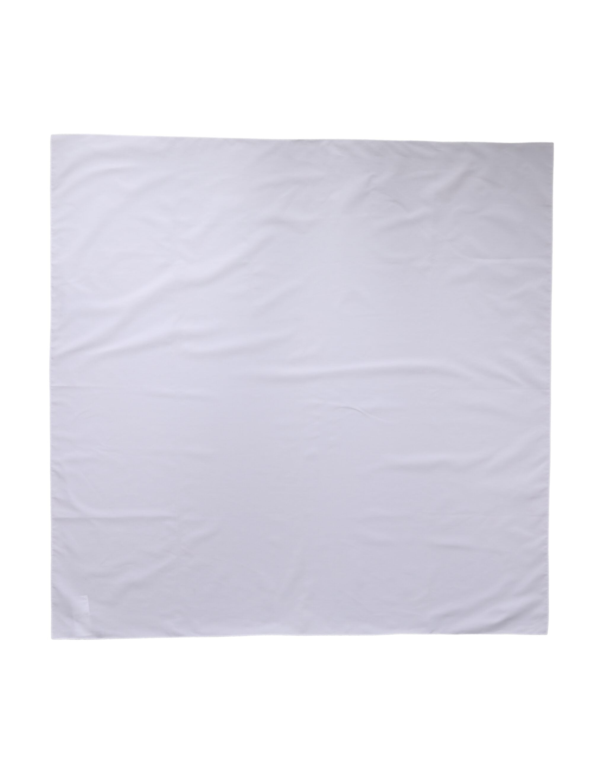 Sciarpa avvolgente quadrata scialle stola Dolce & Gabbana in cotone bianco 91 cm x 90 cm