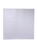 Sciarpa avvolgente quadrata scialle stola Dolce & Gabbana in cotone bianco 91 cm x 90 cm