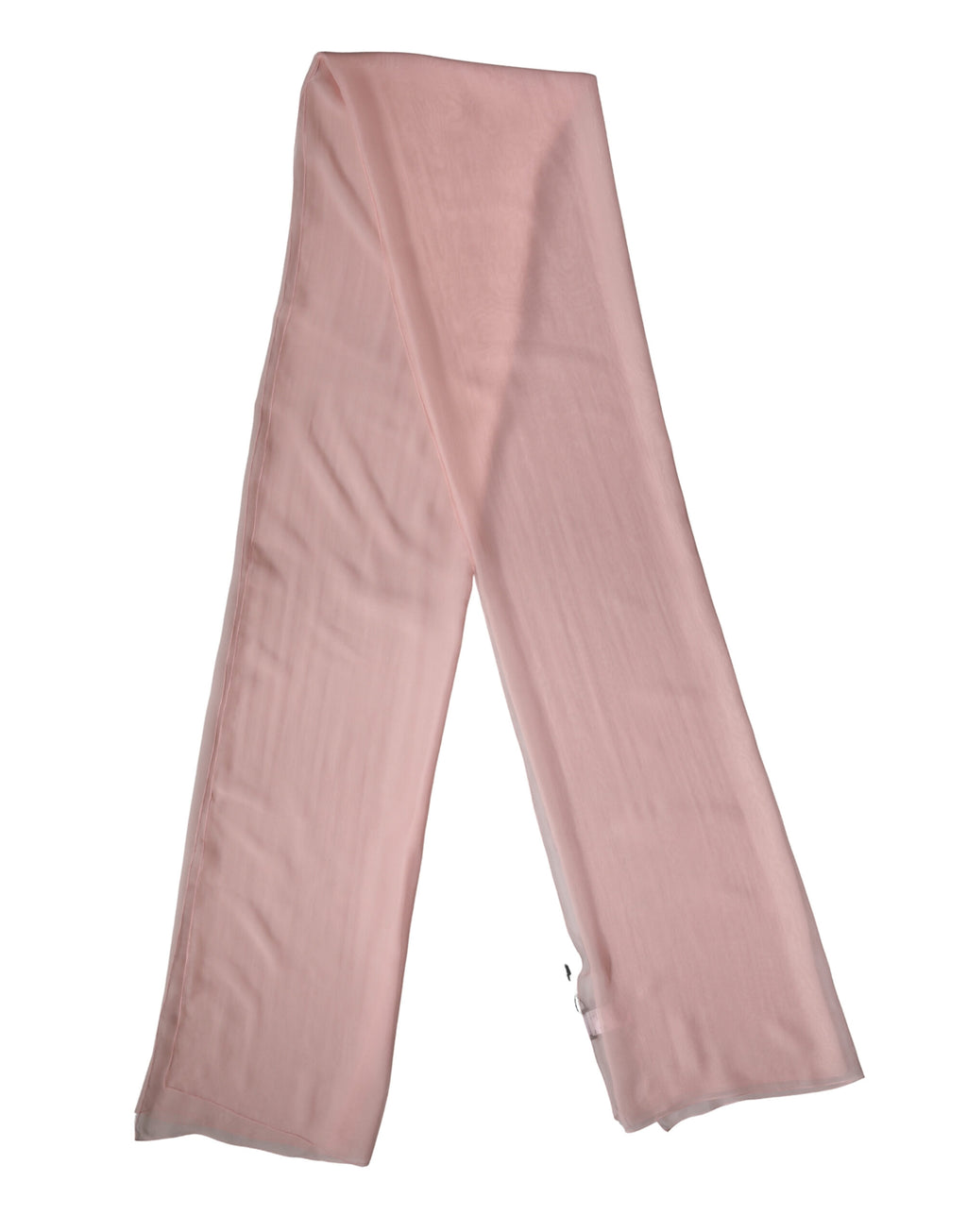 Sciarpa Foulard Stola Avvolgente da Collo in Seta Rosa Chiaro Dolce & Gabbana 272cm x 120cm