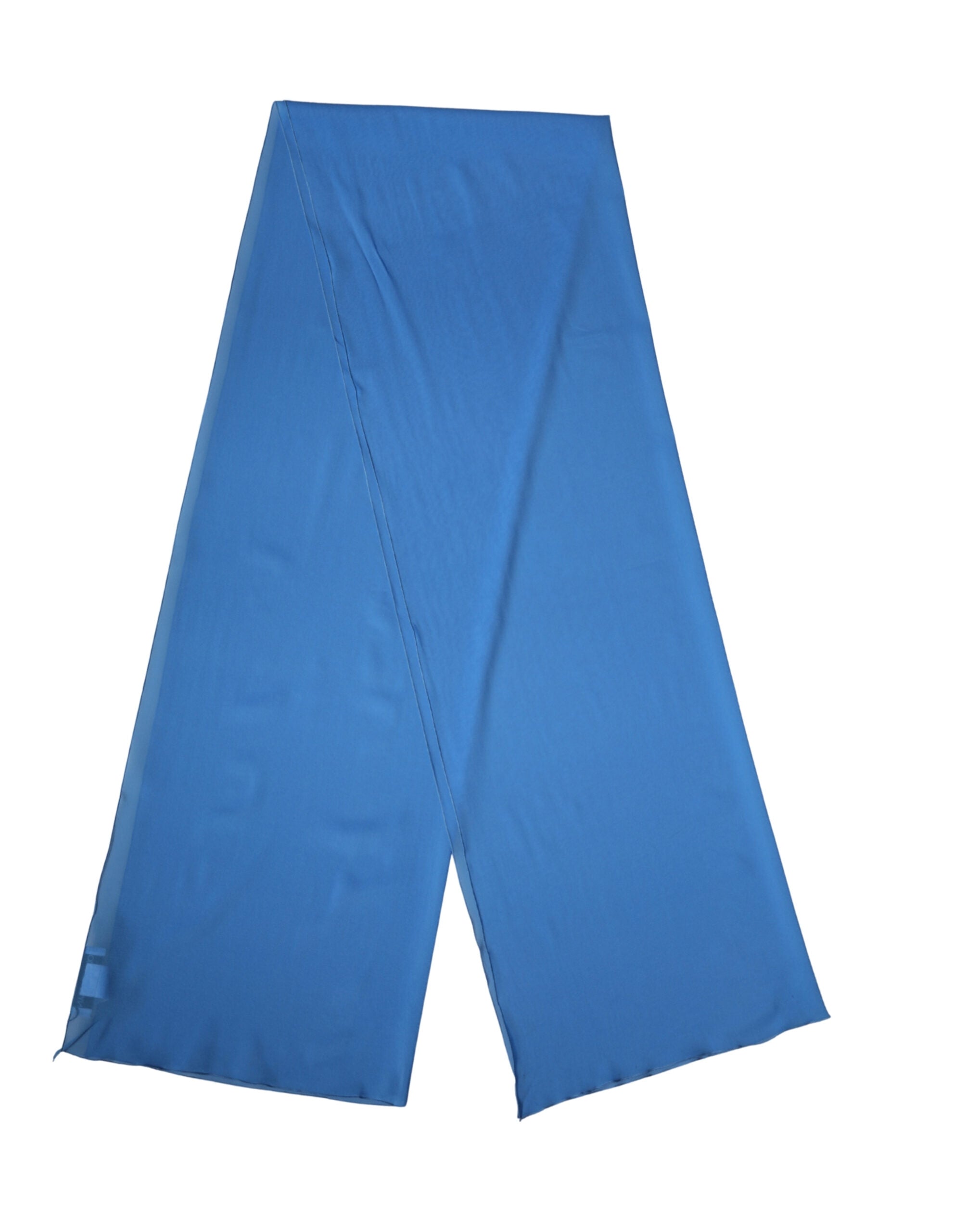 Sciarpa/stola Dolce & Gabbana in seta blu, 200 cm x 64 cm