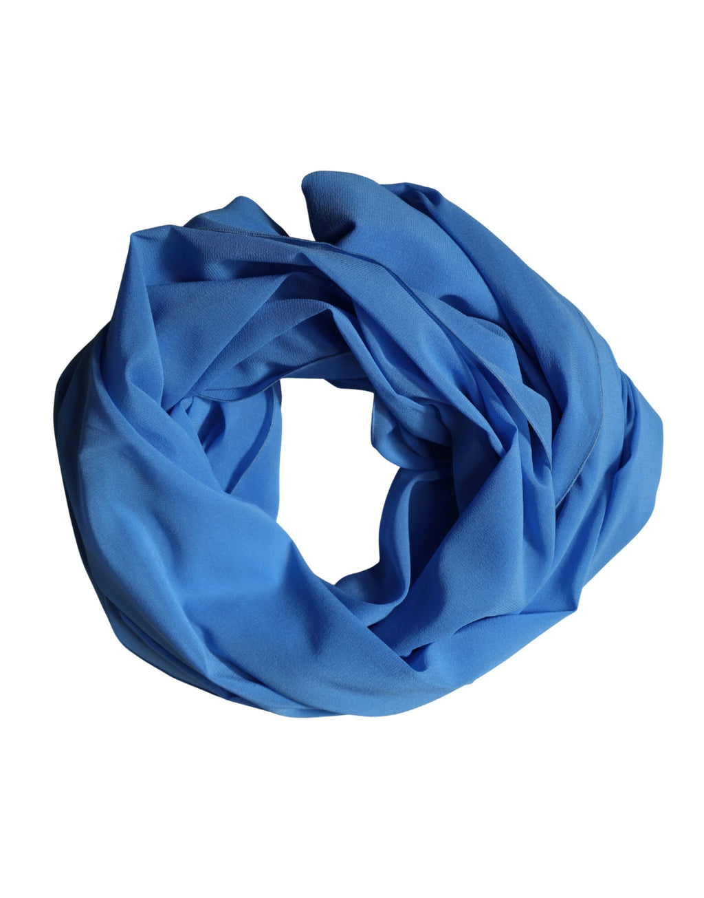 Sciarpa/stola Dolce & Gabbana in seta blu, 200 cm x 64 cm