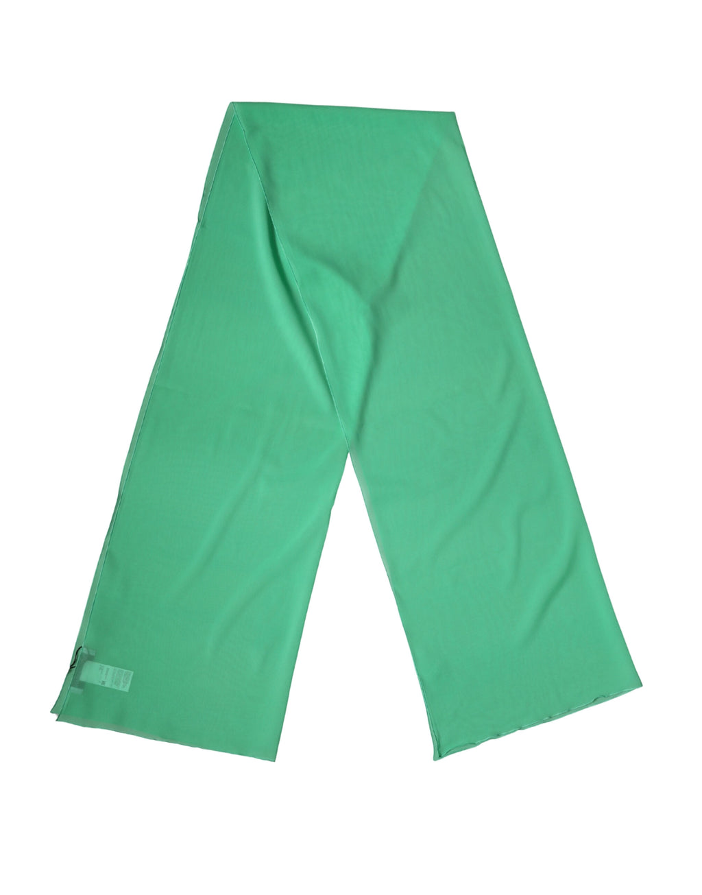 Sciarpa Foulard Stola Avvolgente in Seta Verde Dolce & Gabbana 200cm x 64cm