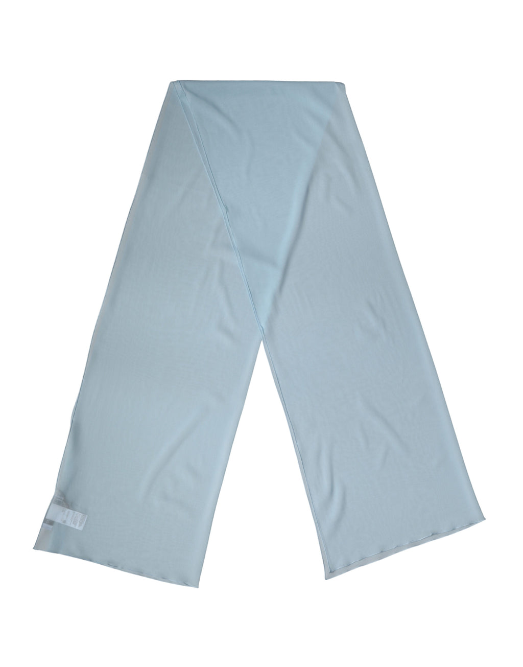 Sciarpa Dolce & Gabbana in seta azzurra da collo e spalle, stola foulard, 200 cm x 64 cm